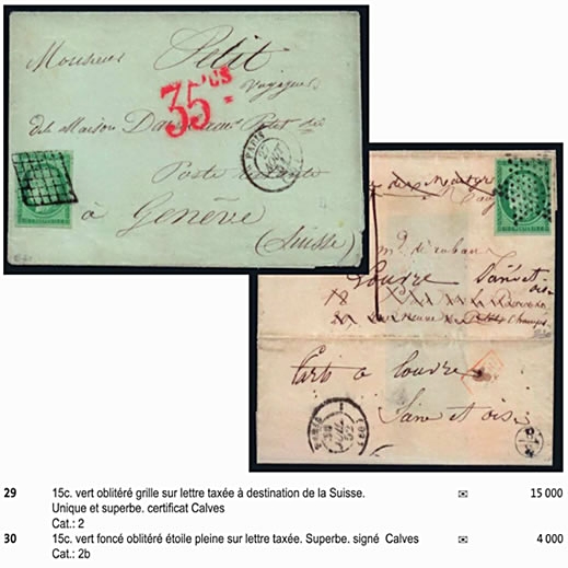 Timbre rare 1850/12