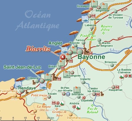 Carte pays basque français - achat immobilier - 40 %