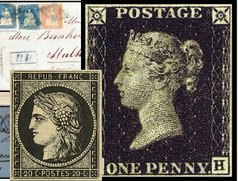 ONE-PENNY-Timbres-rares-1850-TPCconseil-Biarritz