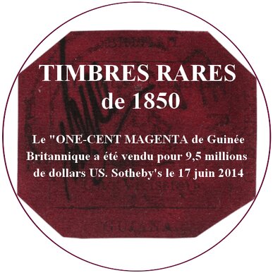 One-cent-magenta-guinee-Britannique-Timbre-plus-cher-du-monde-TPCconseil-Biarritz